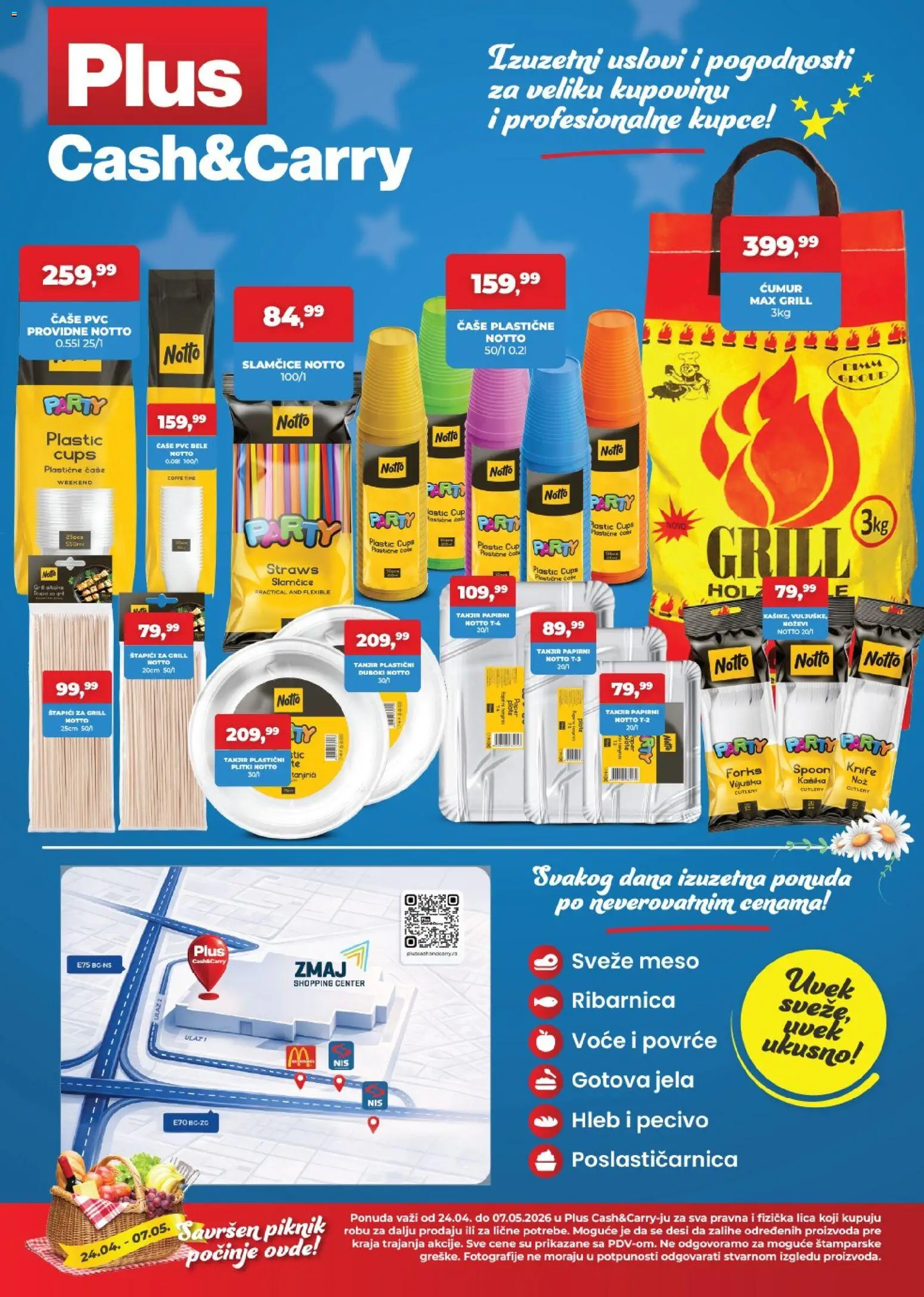 Plus Cash & Carry katalog - važi od 24.04.2026 | Strana: 4 | Proizvode: Hleb, Pecivo