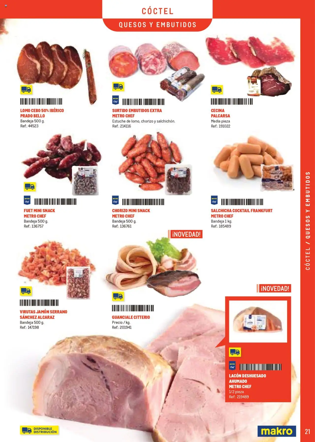 Makro -  Especial Catering Canarias │ válido desde el 25.02.2025 | Página: 21 | Productos: Jamón serrano, Jamón, Bandeja