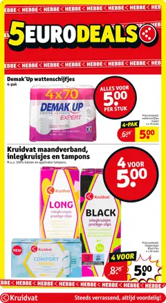 Kruidvat - Folder week 2 - Voorbeeld van een folder van Kruidvat, geldig van 06.01.2026 | Pagina: 25 | Producten: Panty, Ondergoed, Pads, Tampons