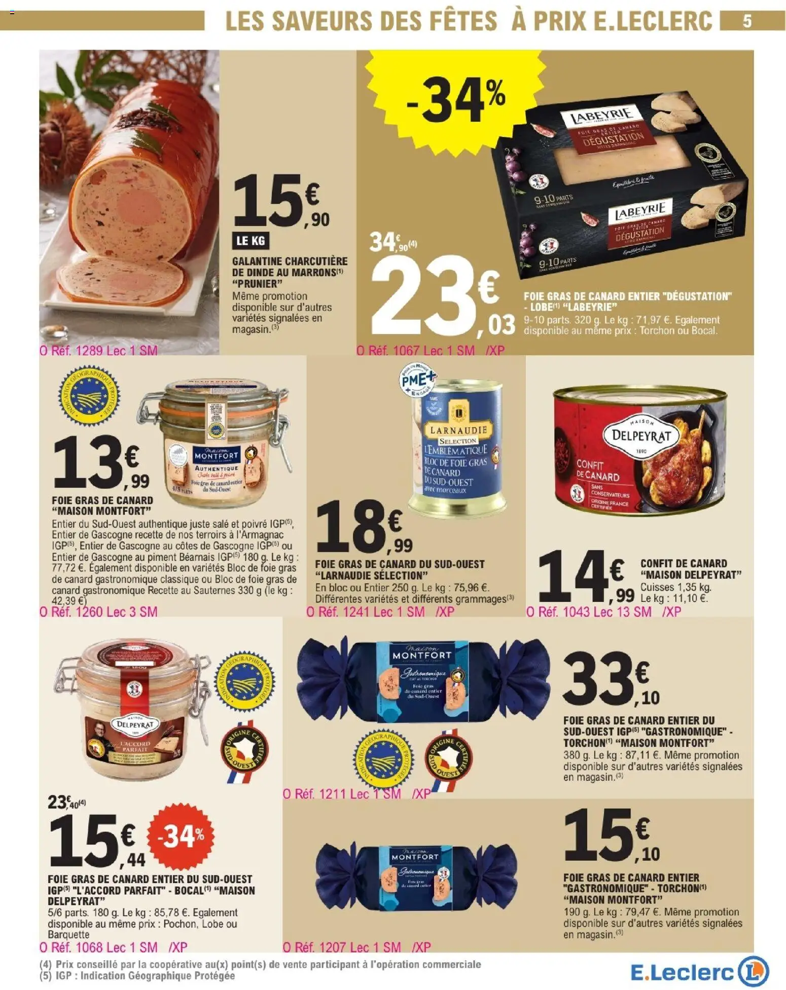 {H1} | Page: 5 | Produits: Foie Gras de Canard, Gras de canard entier, Bloc de foie gras, Piment