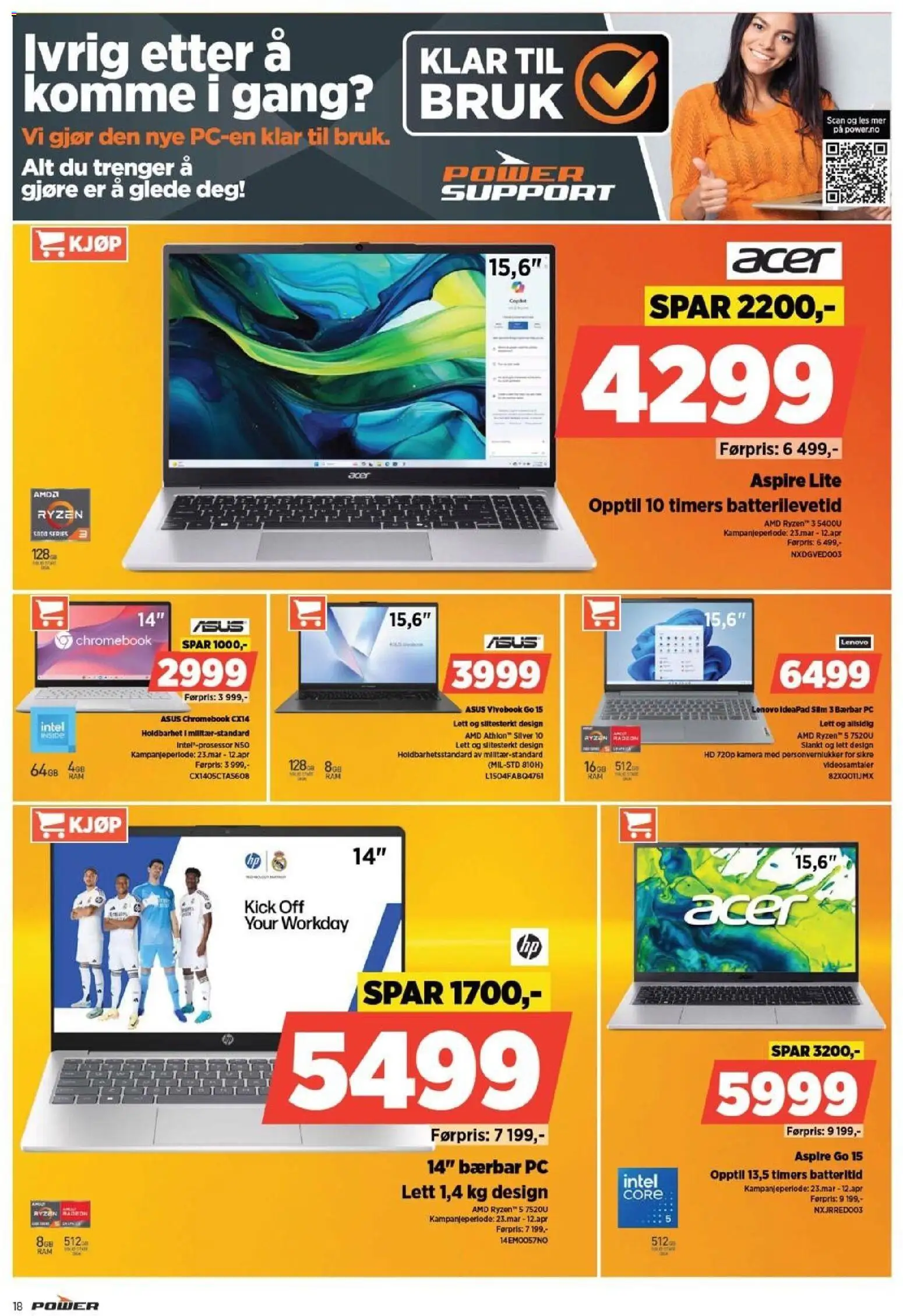 {H1} | Side: 18 | Produkter: Pc, Thon en boite, Kamera