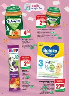 Pogląd oferty "Dino Gazetka" - ważna od 27.12.2025 | Strona: 12 | Produkty: Mleko Bebiko, Jabłka, Banany, Warzywa