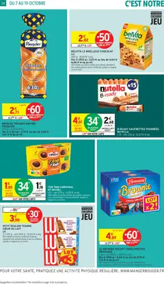 Intermarché - Prévisualisation de Intermarché - Dernière semaine pour découvrir nos offres anniversaires valide à partir de 07.10.2025 | Page: 34 | Produits: Nutella, Lait, Chocolat, Biscuits