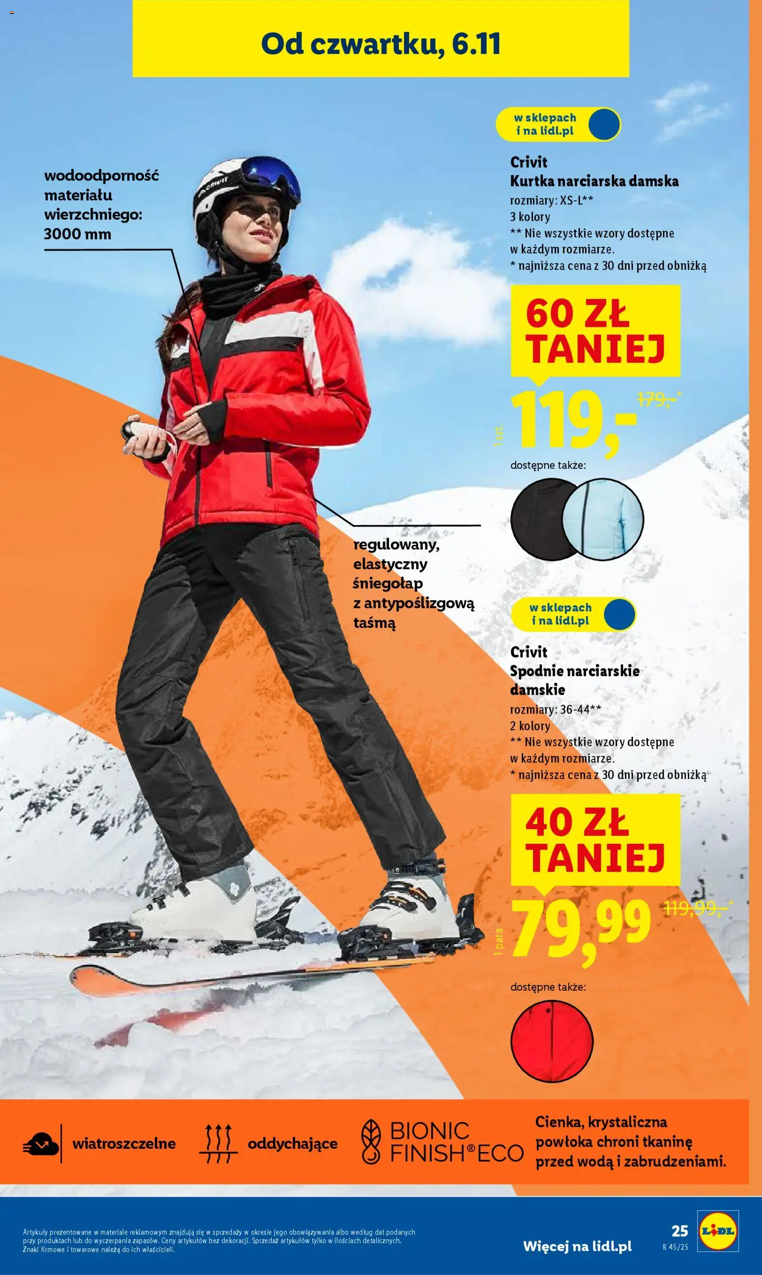 Lidl Katalog od 03.11.2025 | Strona: 29 | Produkty: Kurtka, Spodnie, Woda