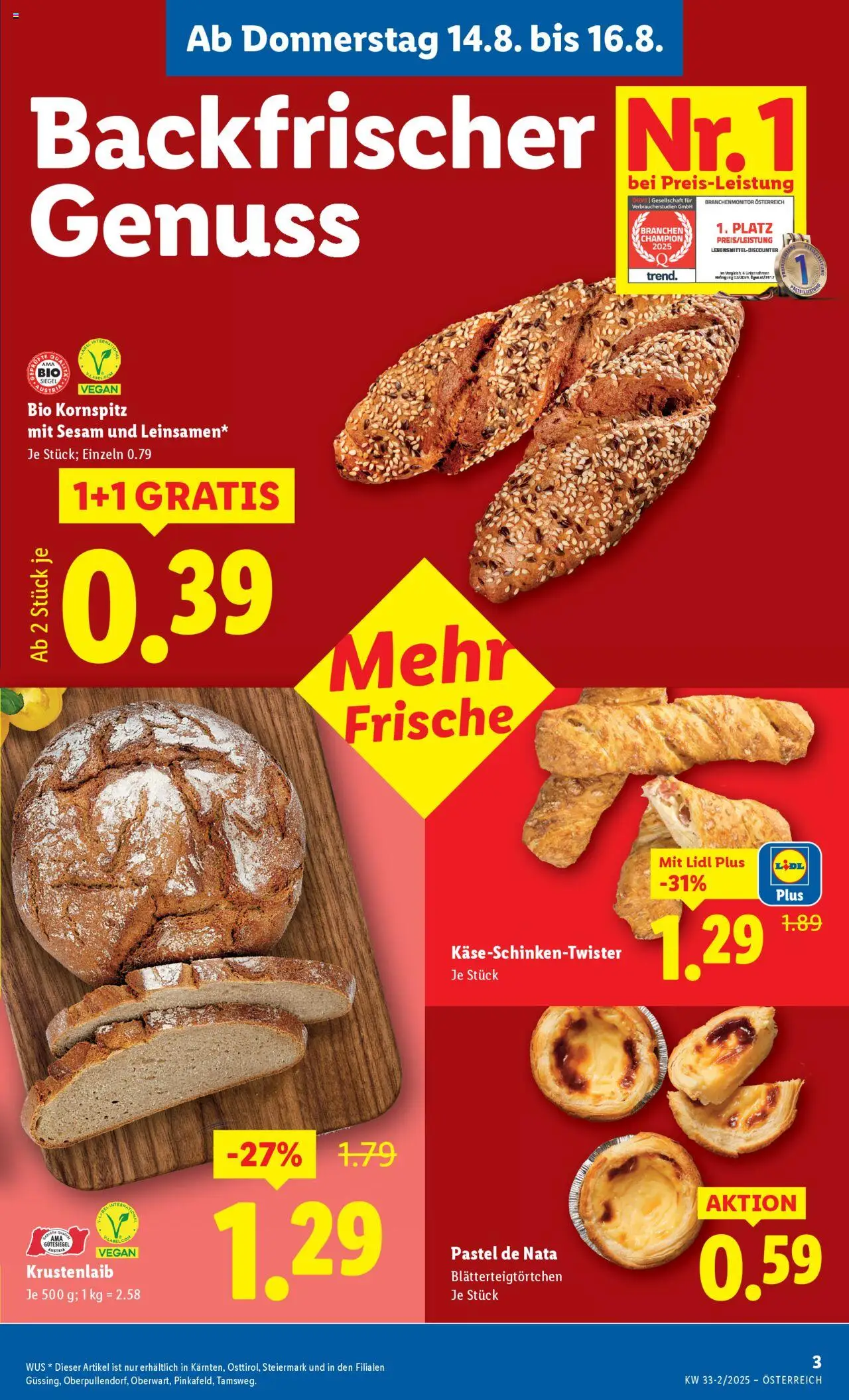 Lidl Flugblatt - Oberpullendorf, Güssing, Oberwart gültig ab 14.08.2025 | Seite: 5