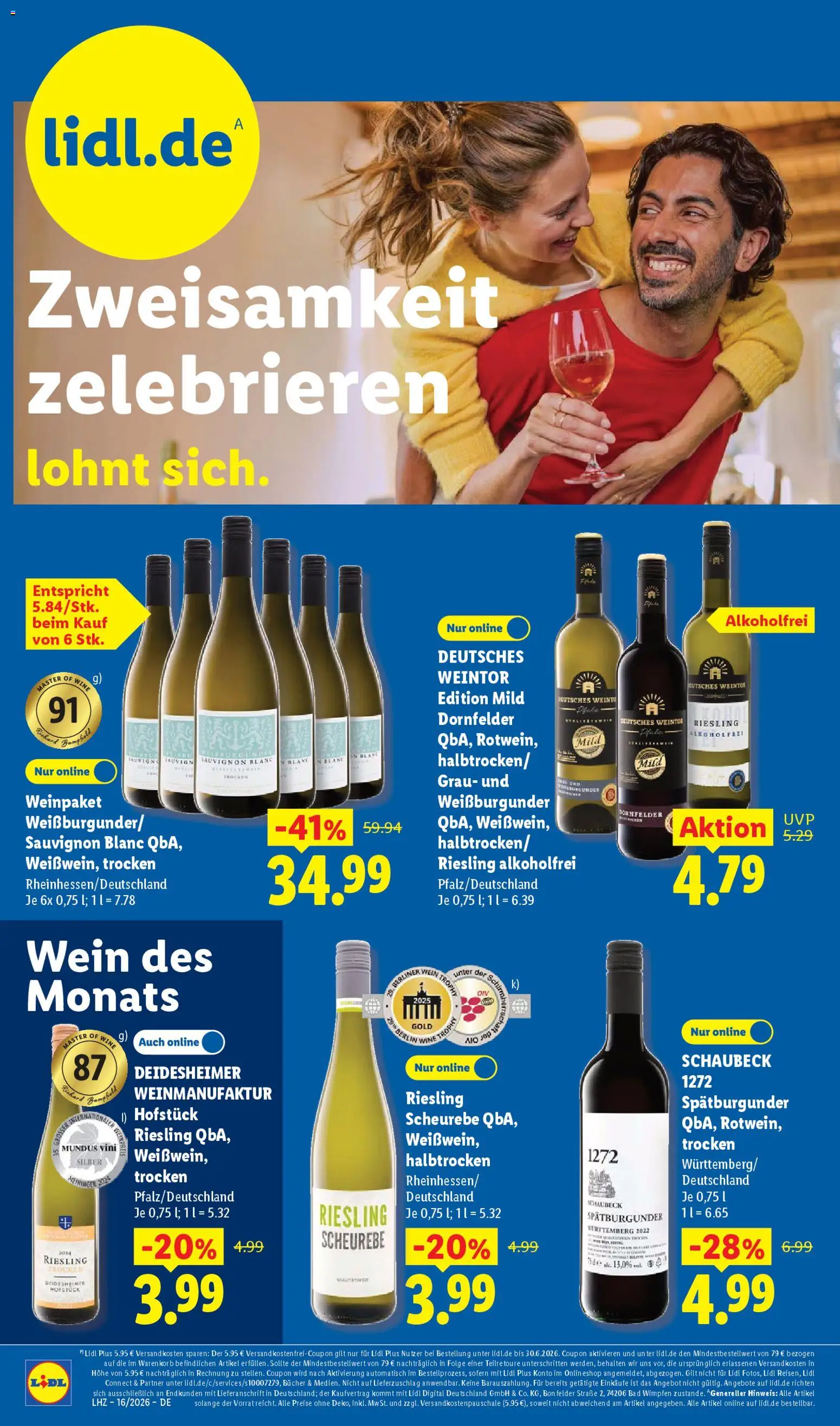 Lidl Prospekt – gültig ab 13.04.2026 | Seite: 28 | Produkte: Berliner, Bad, Korb, Wein