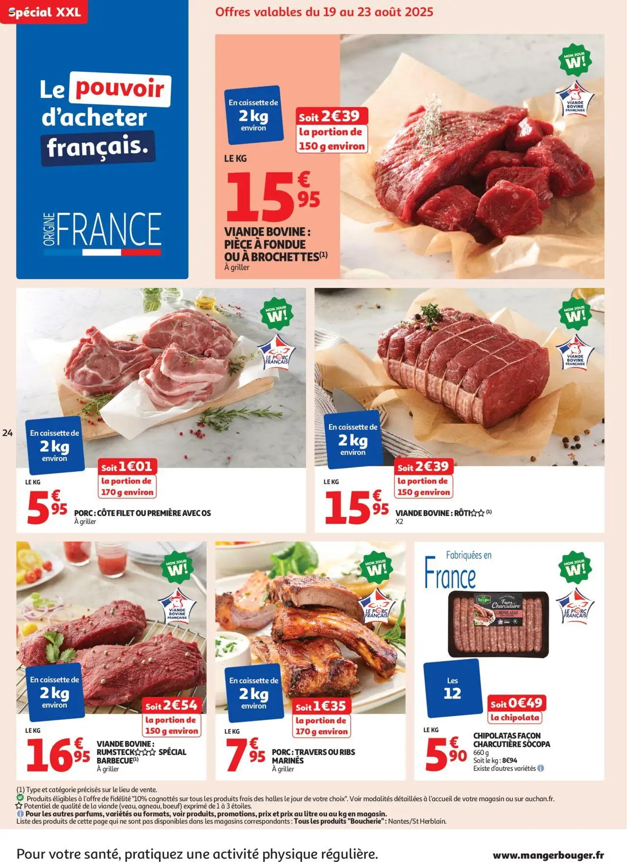  | Page: 24 | Produits: Viande, Ribs, Porc, Viande bovine