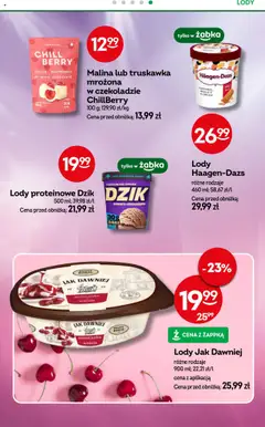 Żabka Gazetka od 02.07.2025 | Strona: 32 | Produkty: Malina, Lody proteinowe, Lody