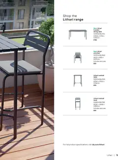 Preview of B&Q - Outdoor living valid from 14.03.2025 | Page: 75 | Products: Table, Dining table, Armchair