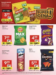 Delikatesy Centrum Gazetka od 31.07.2025 | Strona: 37 | Produkty: Chrupki, Doritos, Paluszki, Pringles