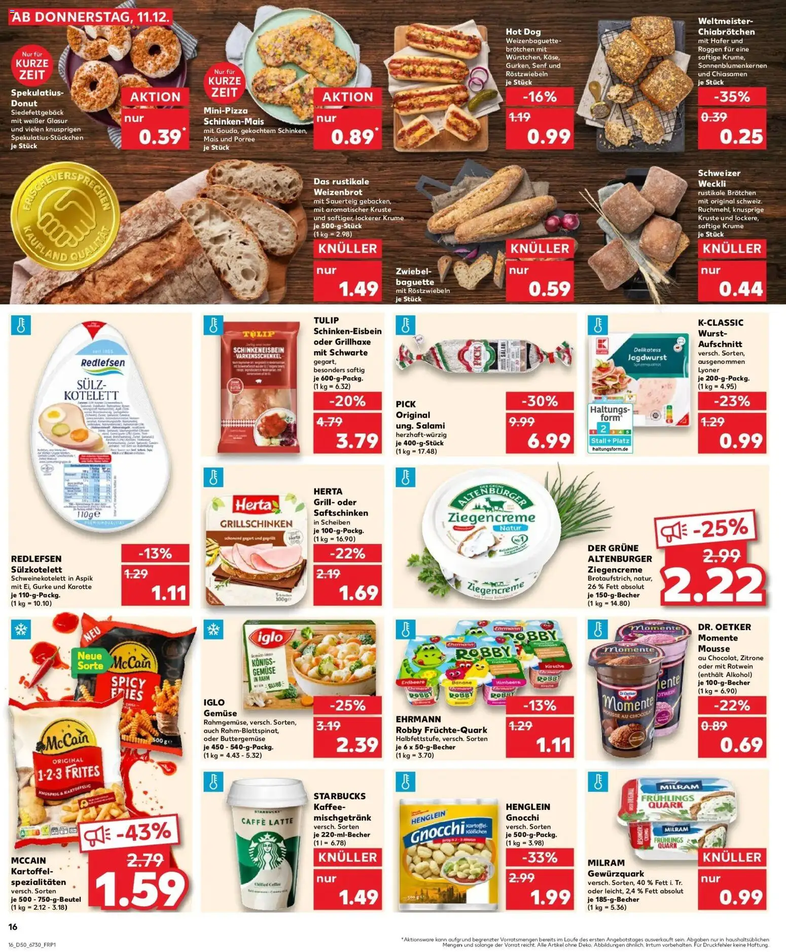 Kaufland prospekt Delitzsch	 – gültig ab 11.12.2025 | Seite: 16 | Produkte: Kaffee, Rotwein, Zitrone, Pizza