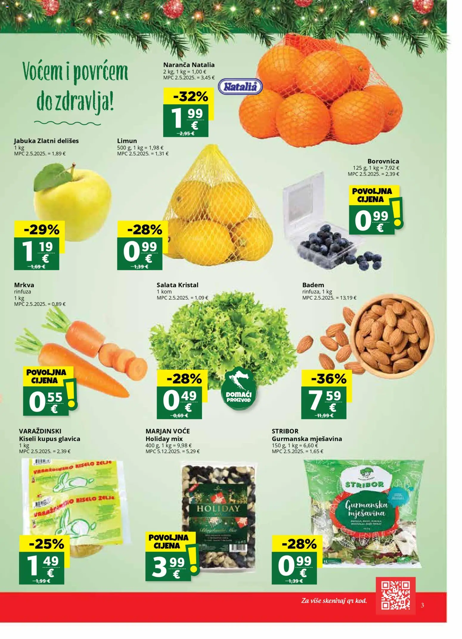 Ribola katalog | vrijedi od 17.12.2025 | Stranica: 3 | Proizvodi: Salata, Limun, Kupus, Badem