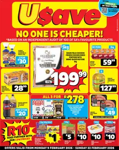 Usave specials catalogue – valid from 09.02.2026
