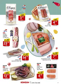 PRŠUT, narezak, Perajica, 100g - Pregled kataloga iz trgovine Konzum, vrijedi od 25.03.2026 | Stranica: 7