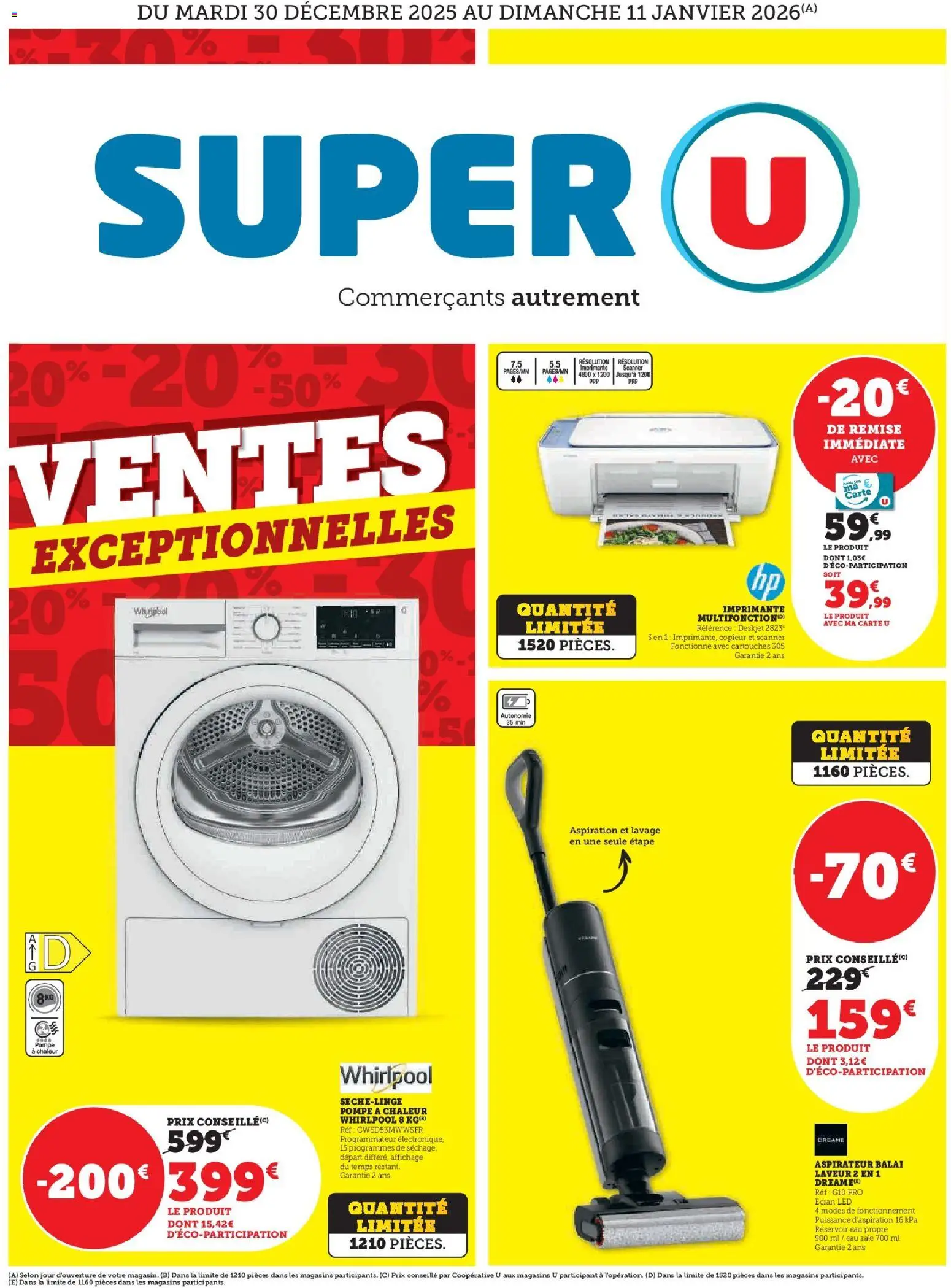 {H1} | Page: 1 | Produits: Imprimante, Aspirateur, Balai, Aspirateur balai