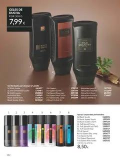 Vista previa Catálogo AVON campaña 1 válido desde el 01.01.2026 | Página: 112 | Productos: Gel de ducha, Ducha