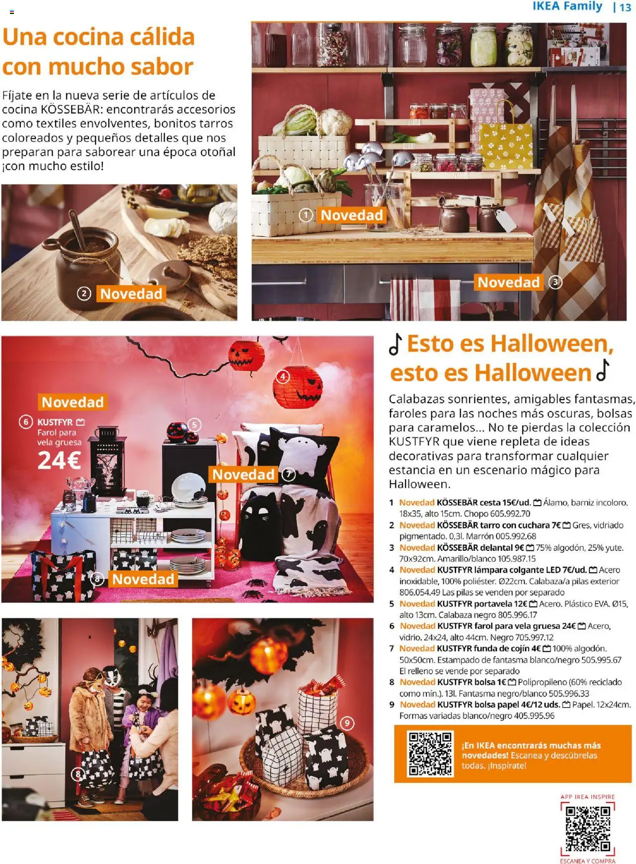 Catálogo IKEA Family Mallorca │ válido desde el 01.07.2025 | Página: 13 | Productos: Farol, Cojín, Cesta, Lámpara