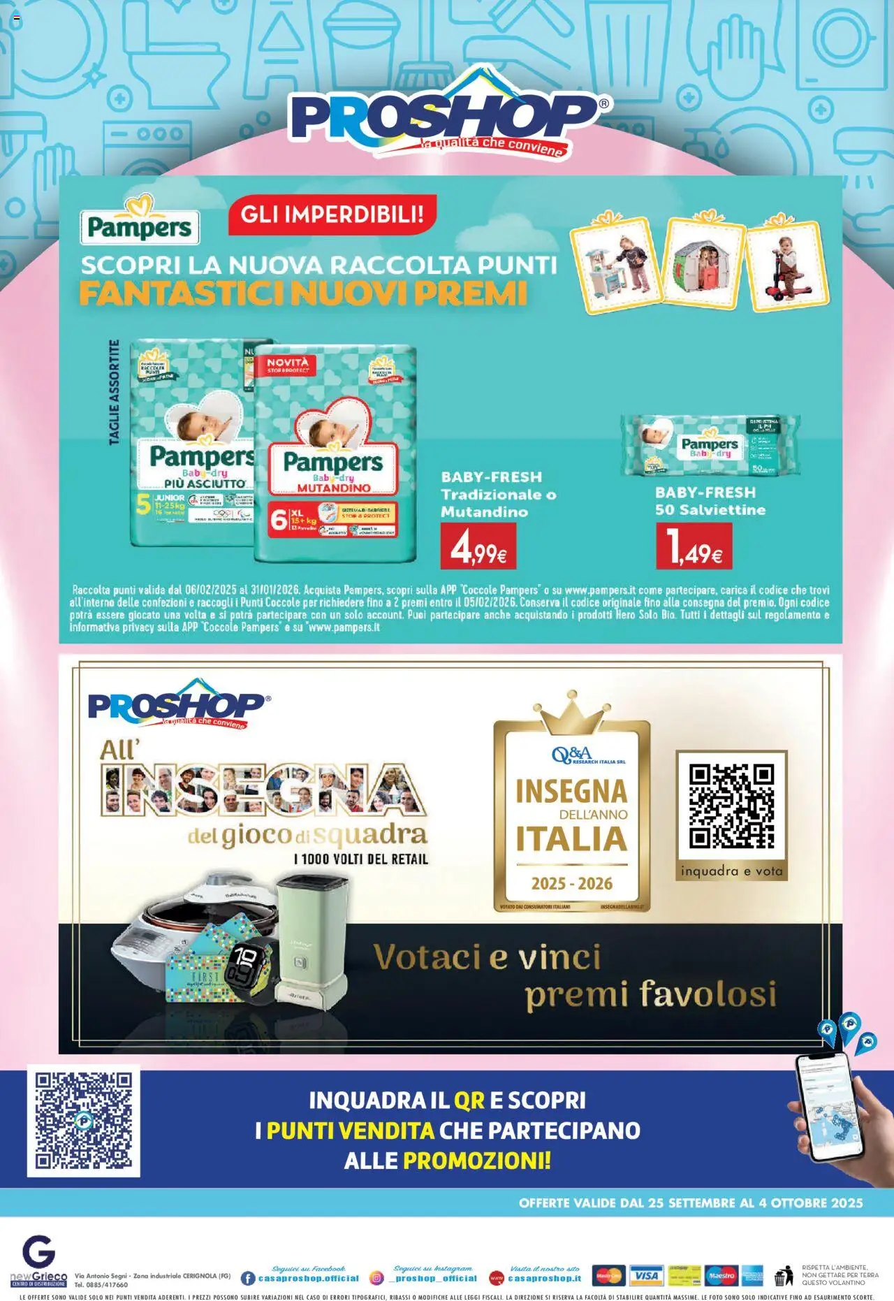 Volantino Proshop del 25.09.2025 | Pagina: 8 | Prodotti: Pampers, Gioco, Terra