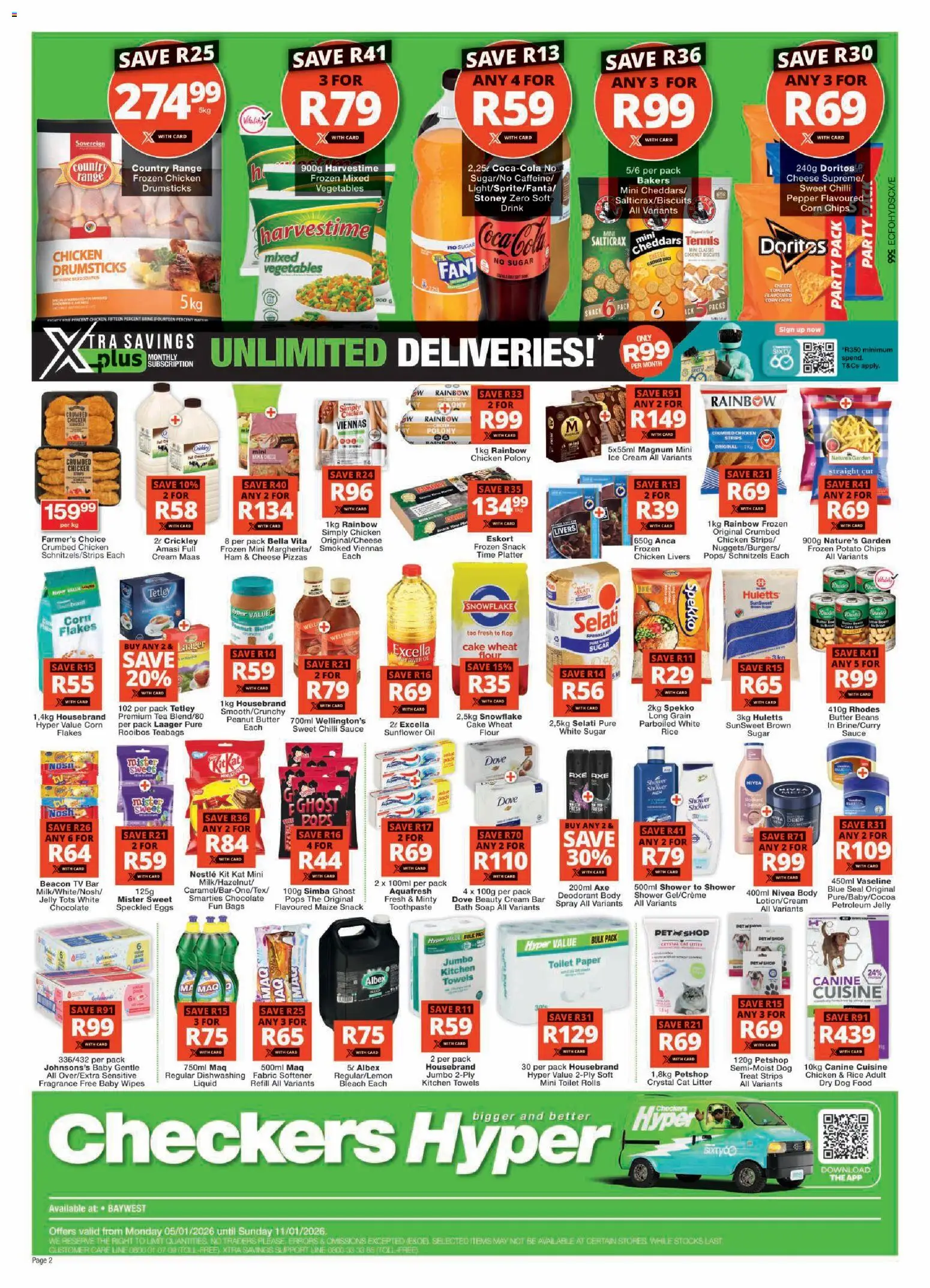 New Checkers catalogue – valid from 05.01.2026 | Page: 2 | Products: Oil, Stoney, Flakes, Pepper