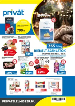 PRIVÁT Akciós újság - amely érvényes a következő dátumtól: 13.11.2025