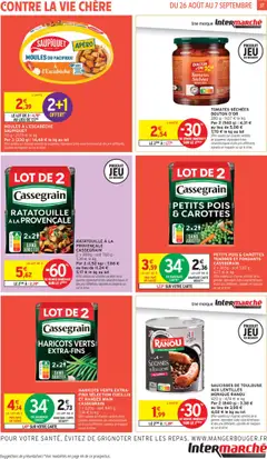  | Page: 37 | Produits: Carottes, Haricots verts, Pois, Porc