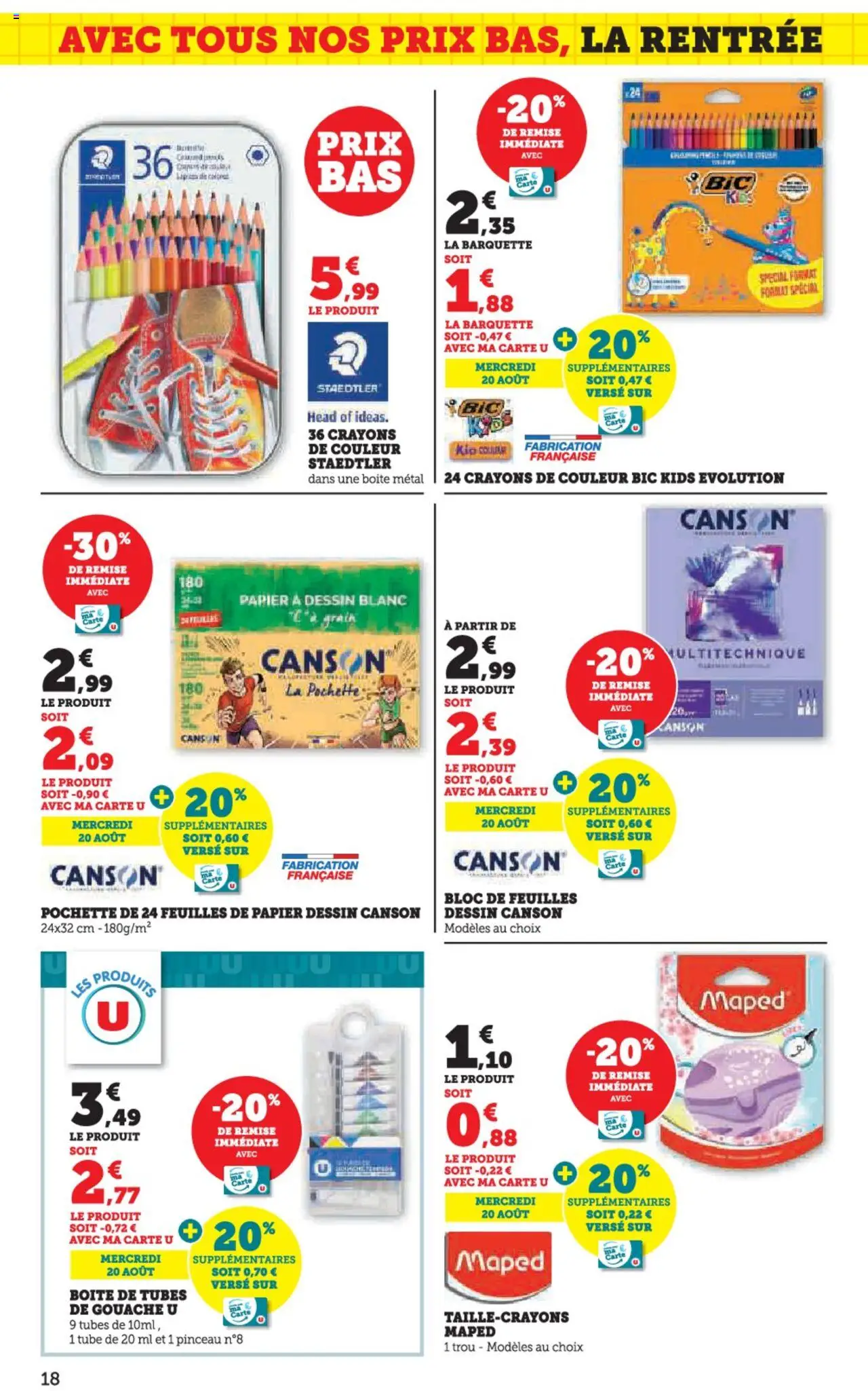  | Page: 18 | Produits: Pinceau, Crayons de couleur