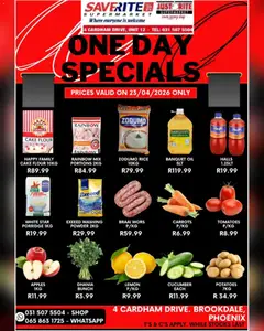 Saverite specials catalogue – valid from 23.04.2026