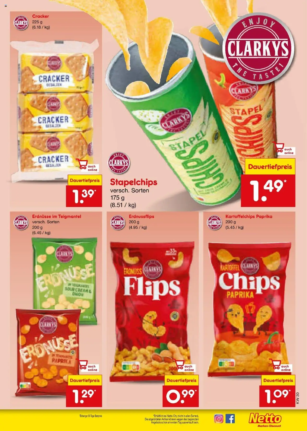 Netto Marken-Discount prospekt Jena-Lobeda	 - gültig ab dem 21.07.2025 | Seite: 53 | Produkte: Erdnüsse, Paprika, Chips