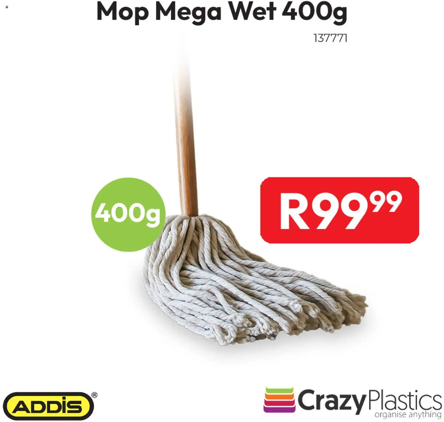New Crazy Plastics catalogue – valid from 11.12.2025 | Page: 3 | Products: Mop