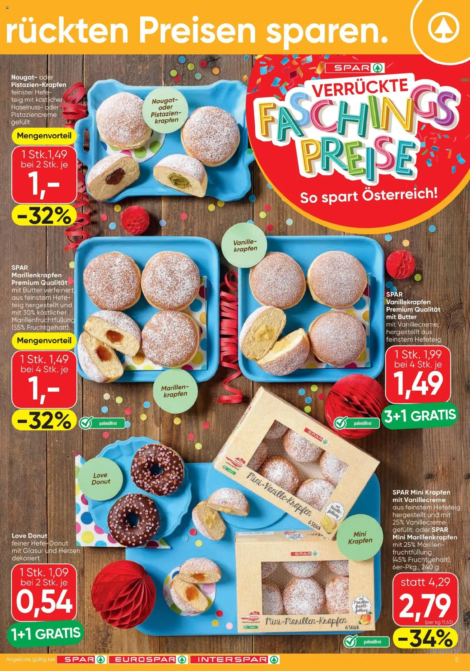 Spar Flugblatt gültig ab 12.02.2026 | Seite: 5 | Produkte: Butter