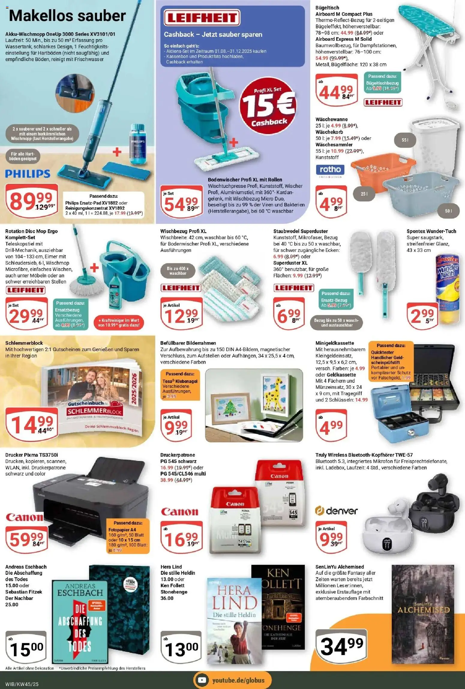 Globus prospekt Wiesbaden-Nordenstadt	 – gültig ab 02.11.2025 | Seite: 20 | Produkte: Mikrofon, Philips, Bilderrahmen, Drucker