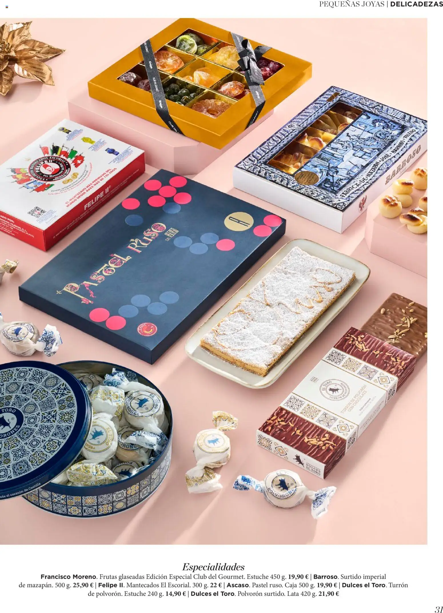 El Corte Inglés ofertas │ válido desde el 19.11.2025 | Página: 31 | Productos: Chocolate, Caja