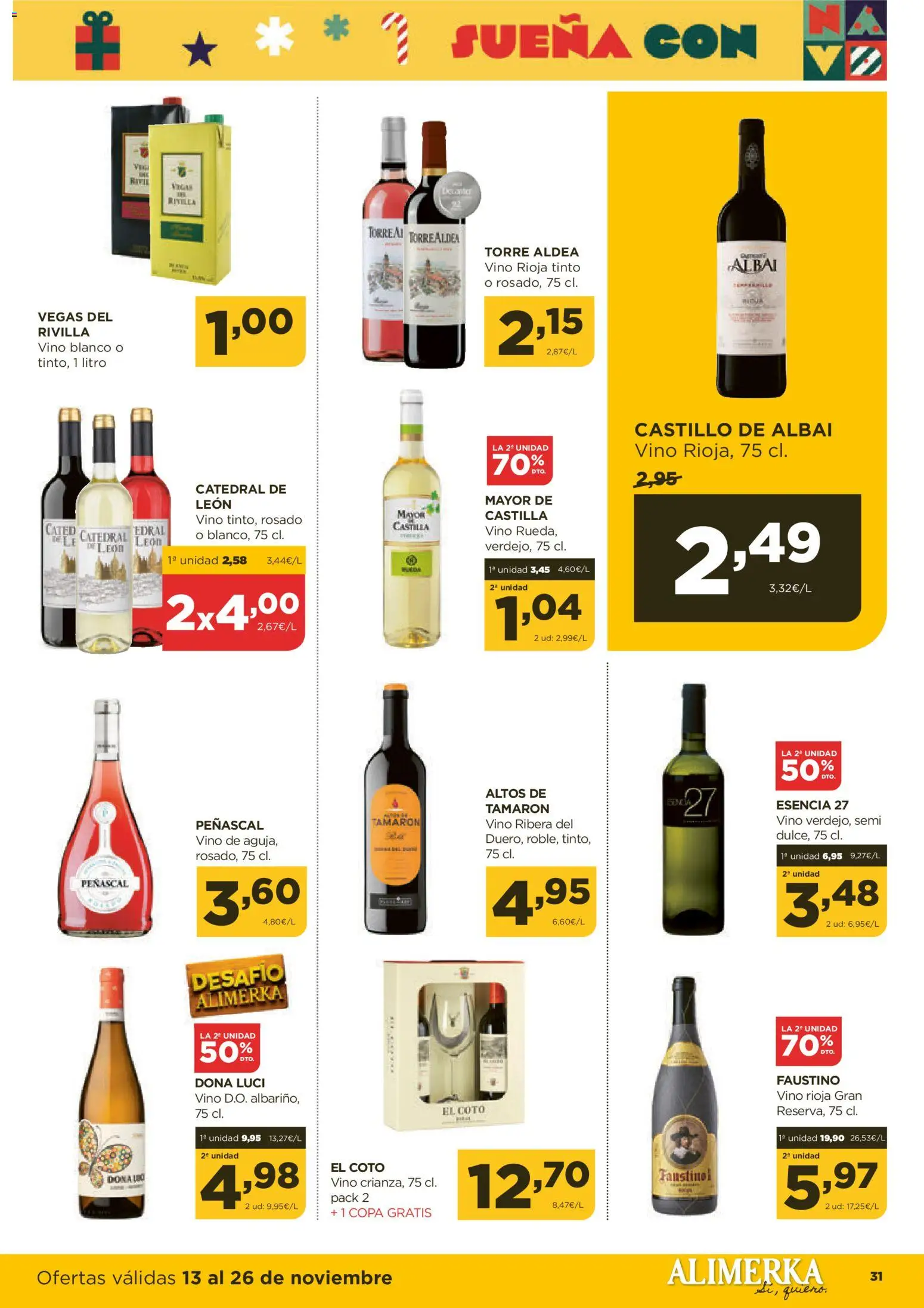 Alimerka folleto Castilla y León │ válido desde el 13.11.2025 | Página: 33 | Productos: Vino