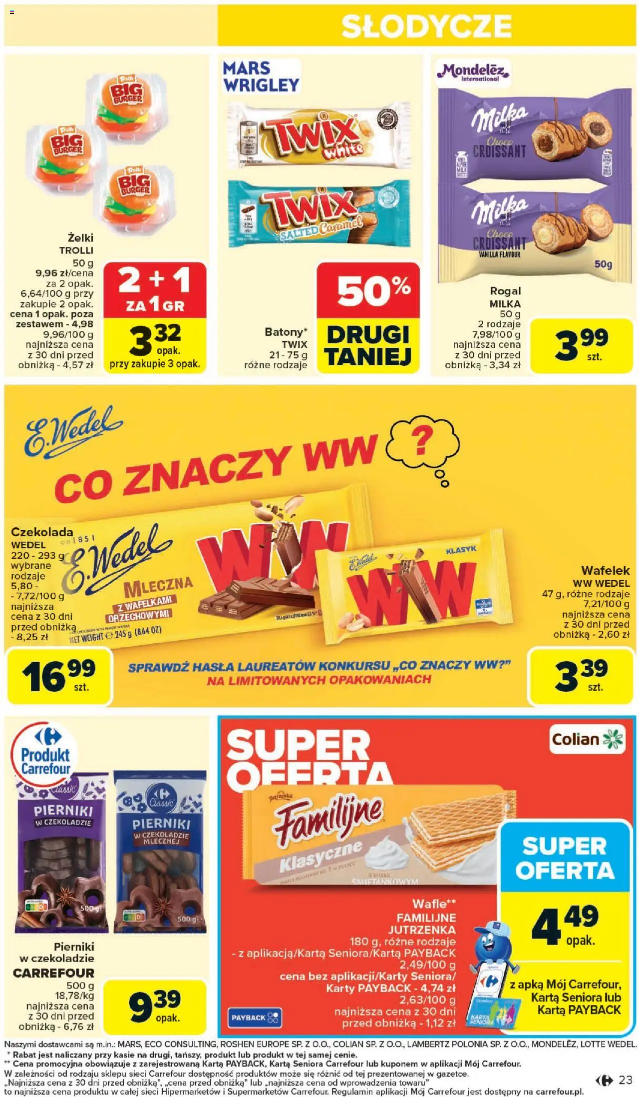 Carrefour Gazetka od 25.08.2025 | Strona: 25 | Produkty: Karta, Wafle, Milka, Czekolada