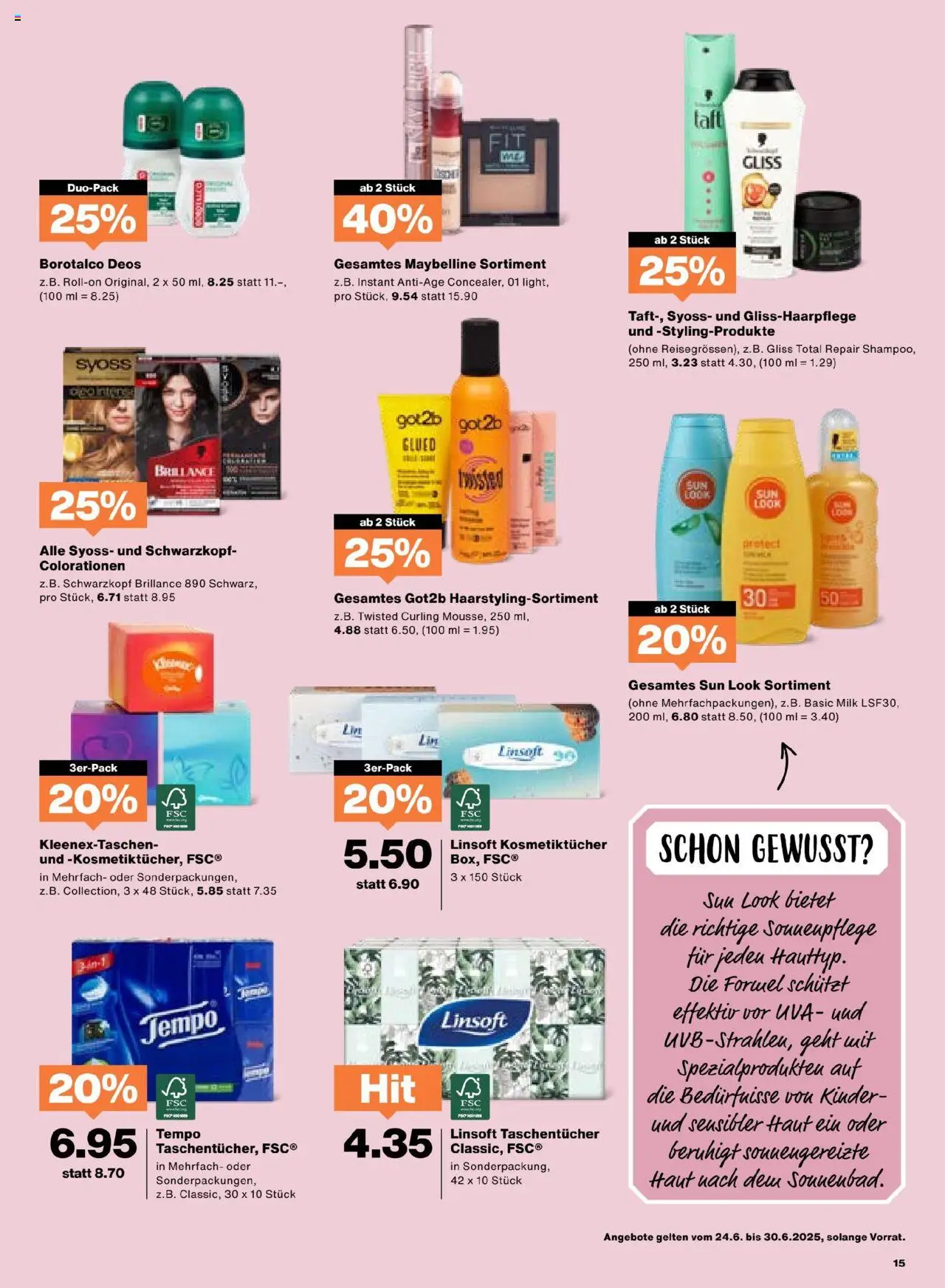 Migros Aktionen ab 24.06.2025 | Seite: 15 | Produkte: Deodorant