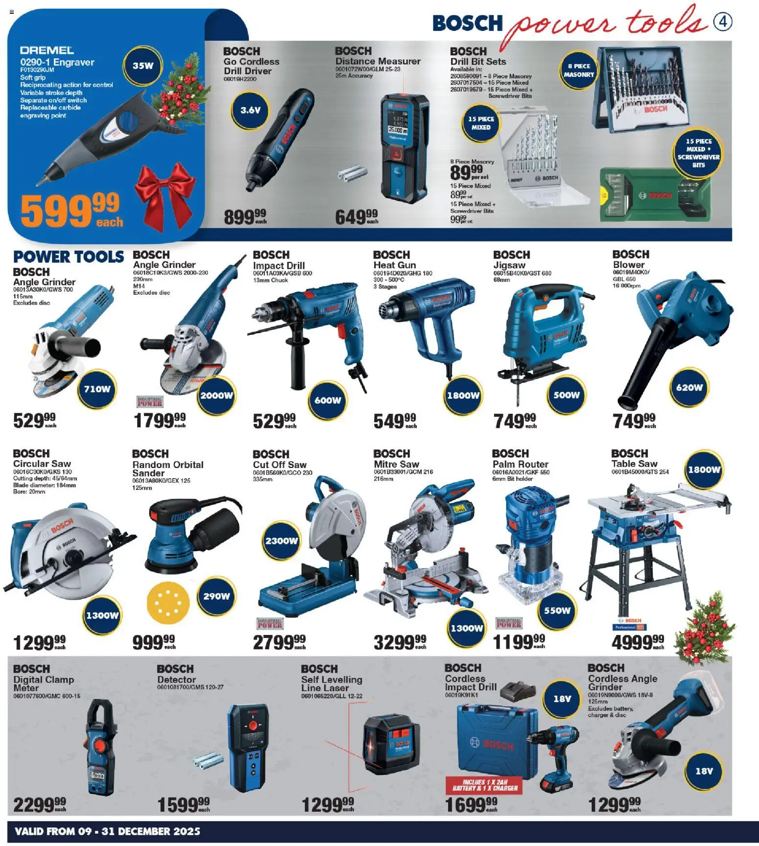 New MICA catalogue – valid from 09.12.2025 | Page: 4 | Products: Router, Drill, Charger, Jigsaw