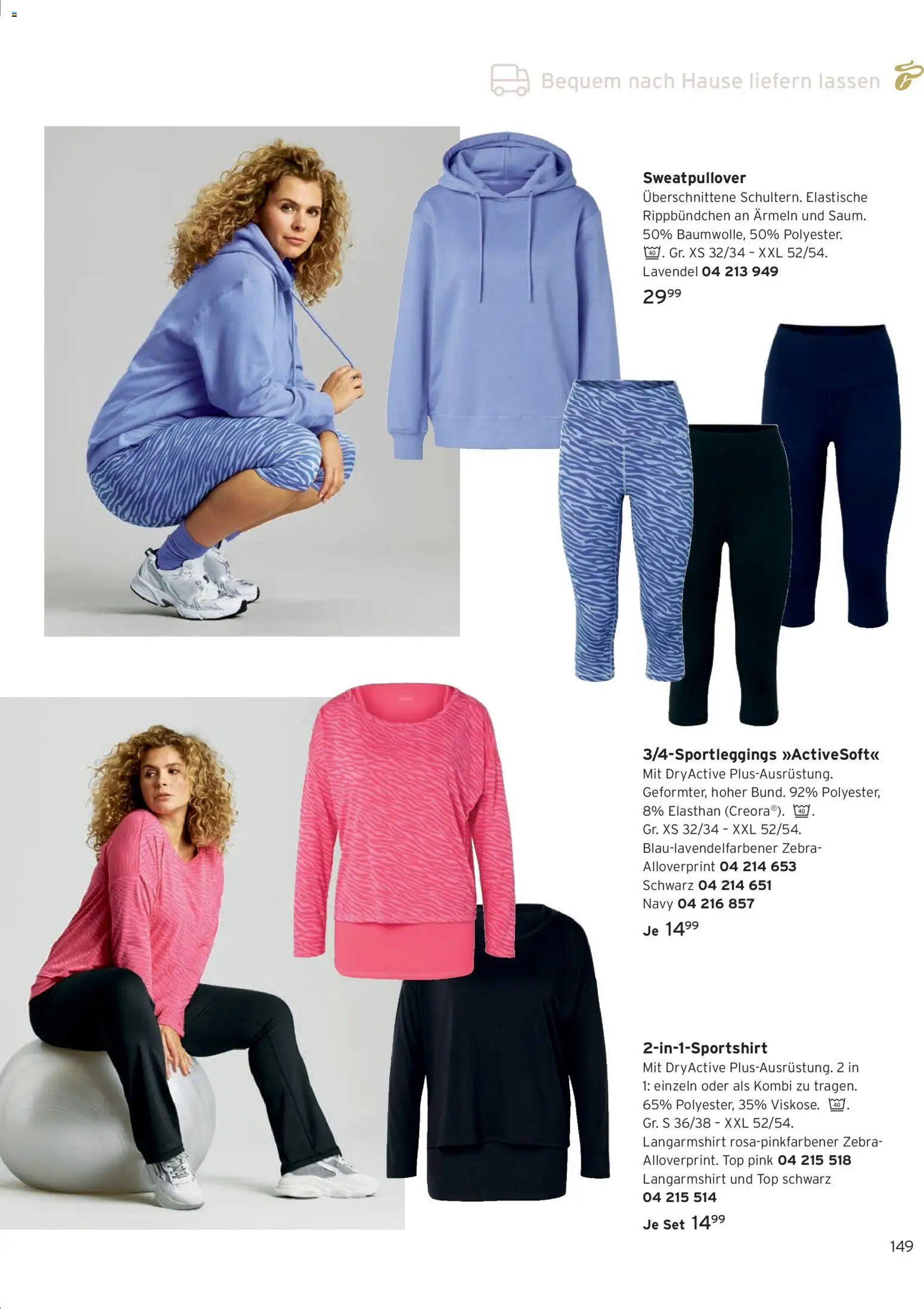 Tchibo Prospekt April – gültig ab 01.04.2026 | Seite: 149 | Produkte: Top, Langarmshirt, Lavendel