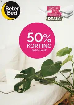 Beter Bed - Black Friday kennisgeving - Voorbeeld van een folder van Beter Bed, geldig van 08.09.2025