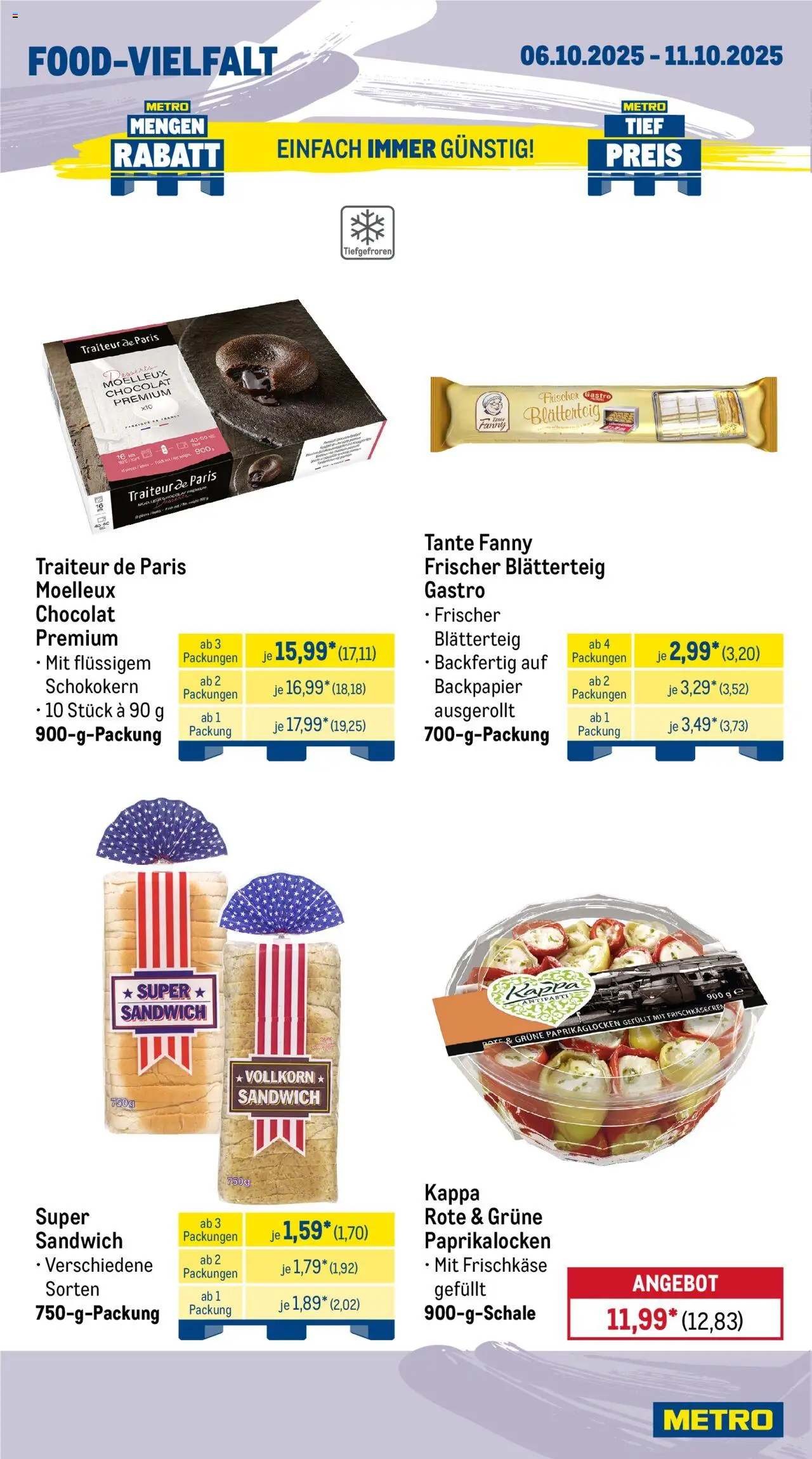 Metro  Wochen-Angebote Gastro – gültig ab 06.10.2025 | Seite: 12 | Produkte: Frischkase