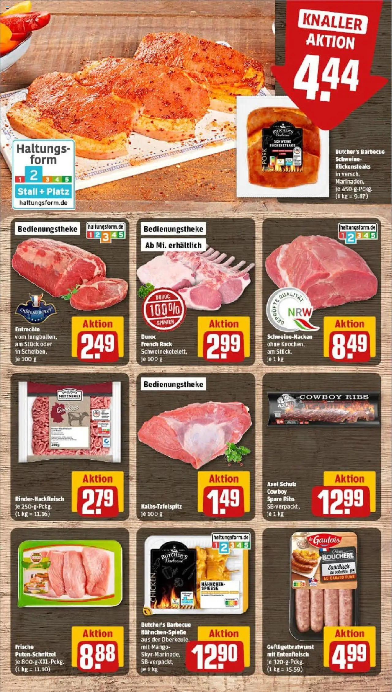 Rewe prospekt Geilenkirchen	 - gültig ab dem 29.06.2025 | Seite: 10 | Produkte: Hahnchen, Spare ribs, Schweinenacken, Spieße