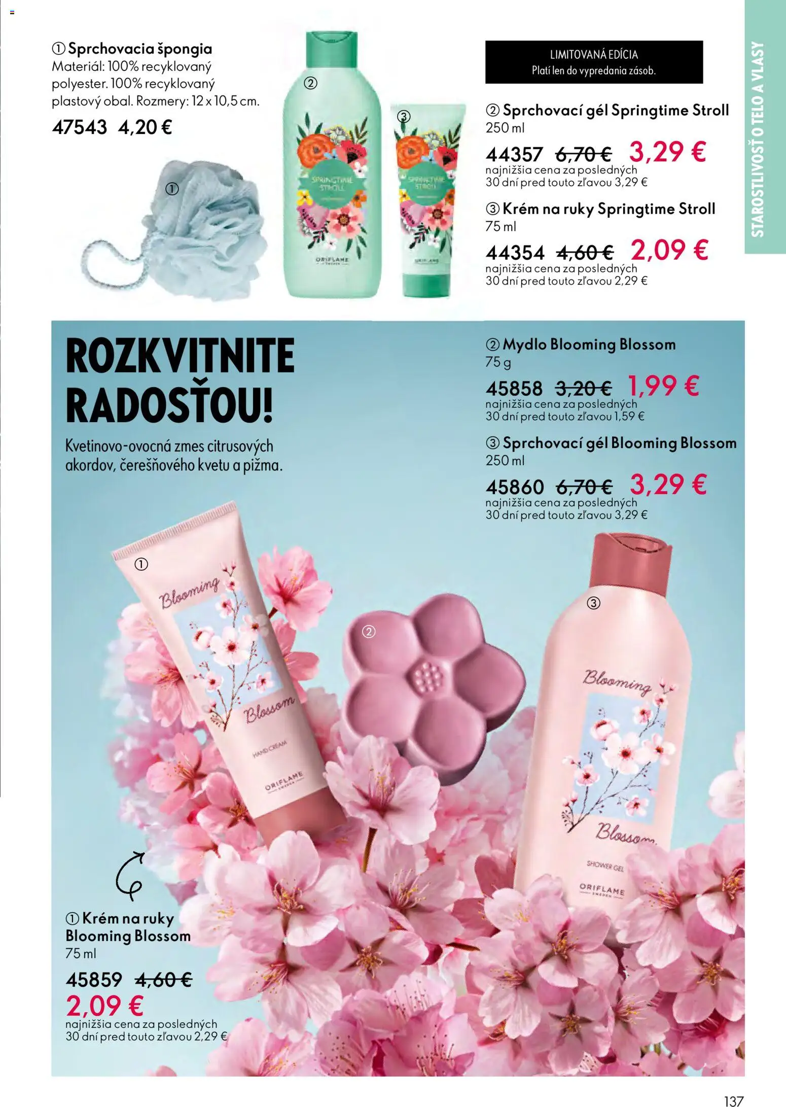 Nové Oriflame akcie – leták je platný od 24.12.2025 | Strana: 137 | Produkty: Krém na ruky, Mydlo, Krém