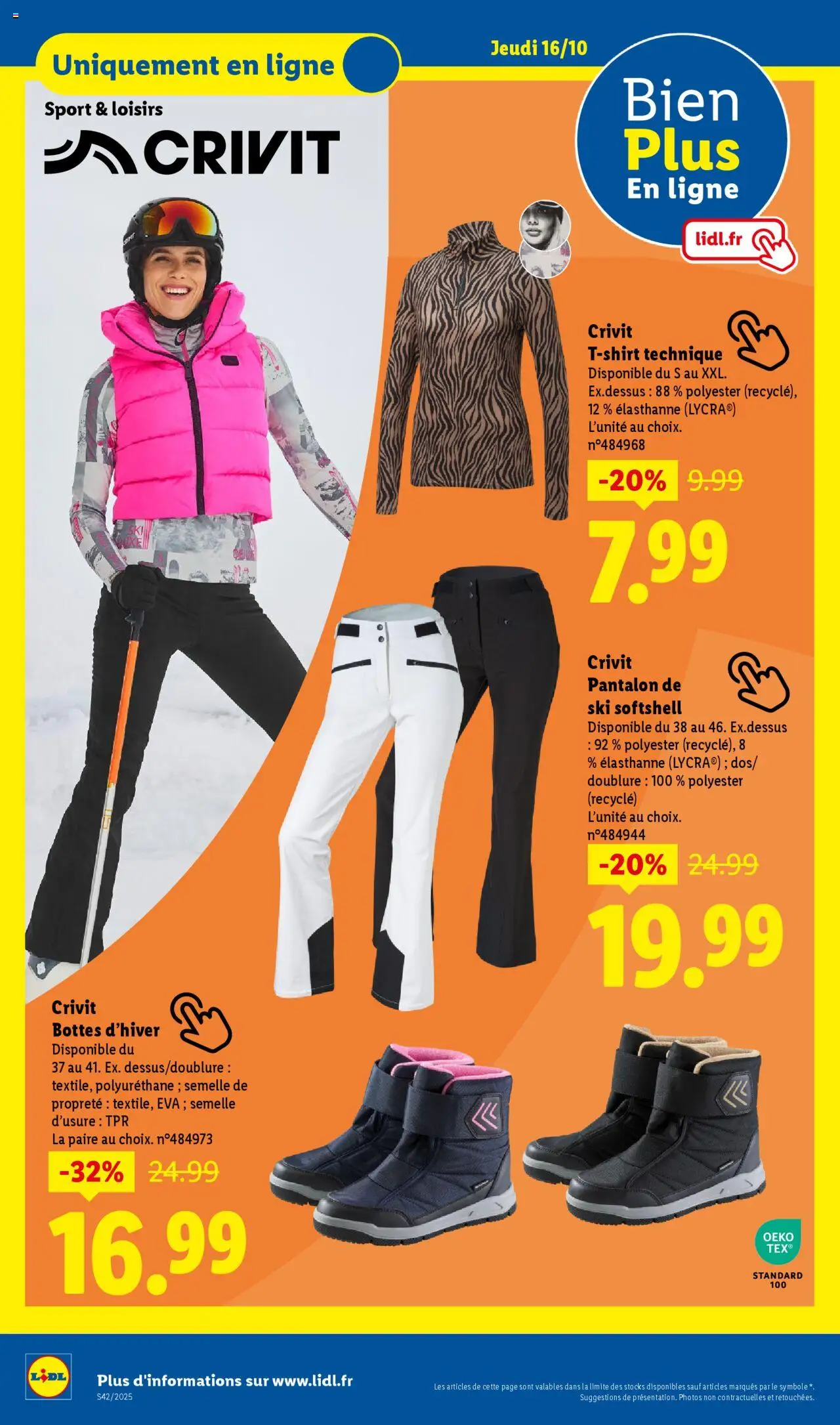 {H1} | Page: 7 | Produits: Ski, T-shirt, Pantalon, Bottes