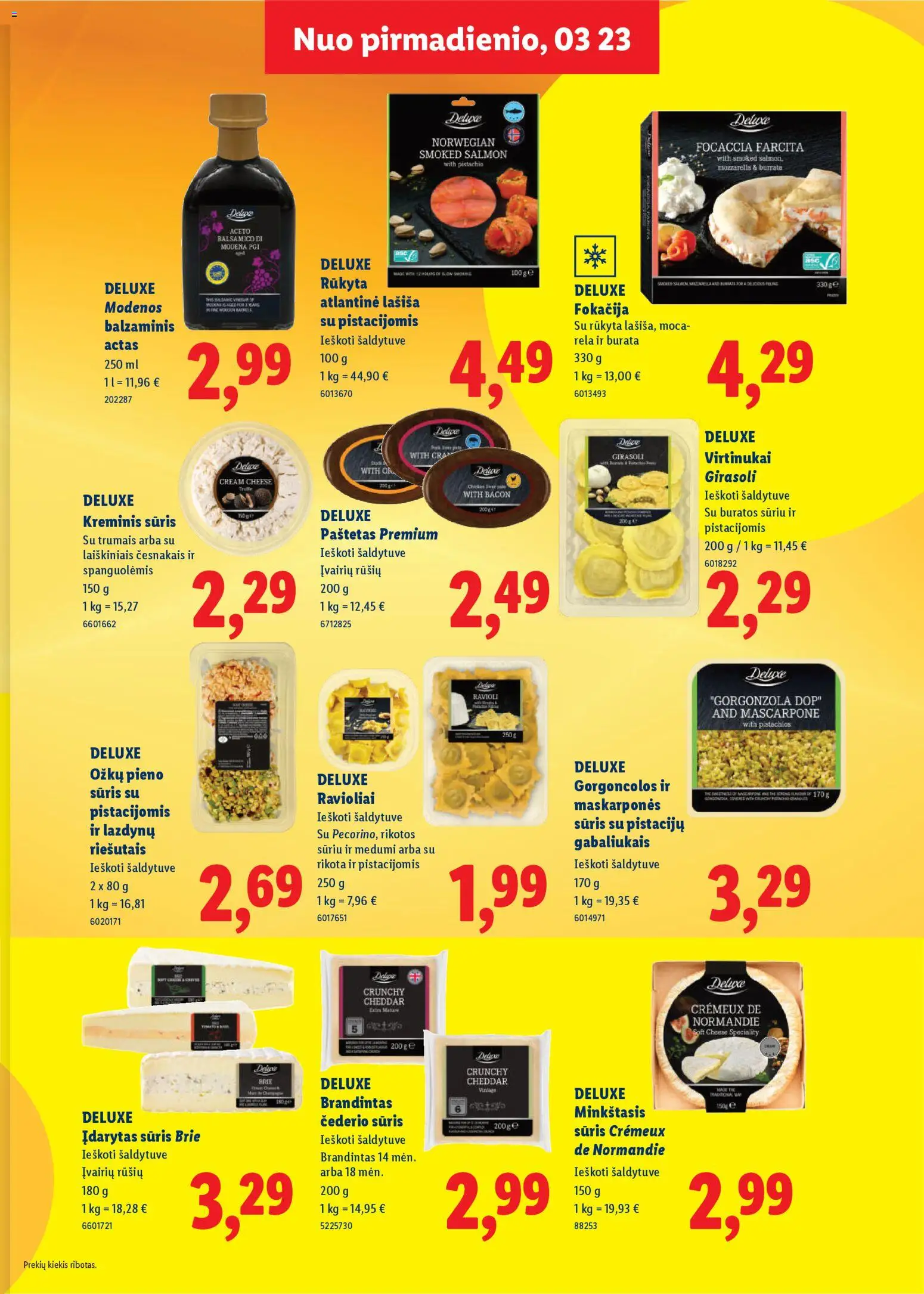 LIDL akcijos nuo 01.03.2026 | Puslapis: 5 | Prekių: Ledai, Pica
