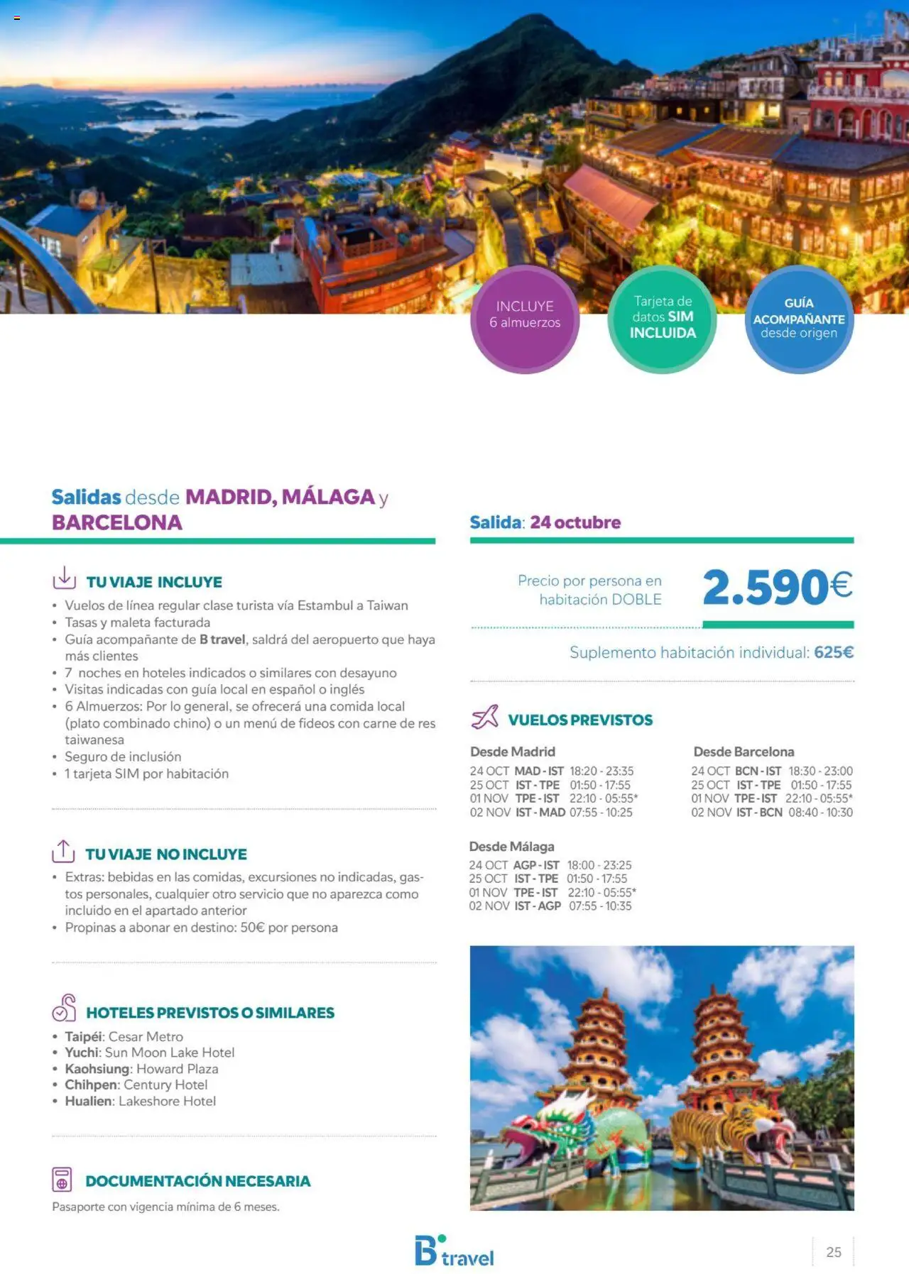 B the travel brand Viajeros Expertos Internacional  │ válido desde el 27.02.2025 | Página: 25 | Productos: Maleta, Fideos