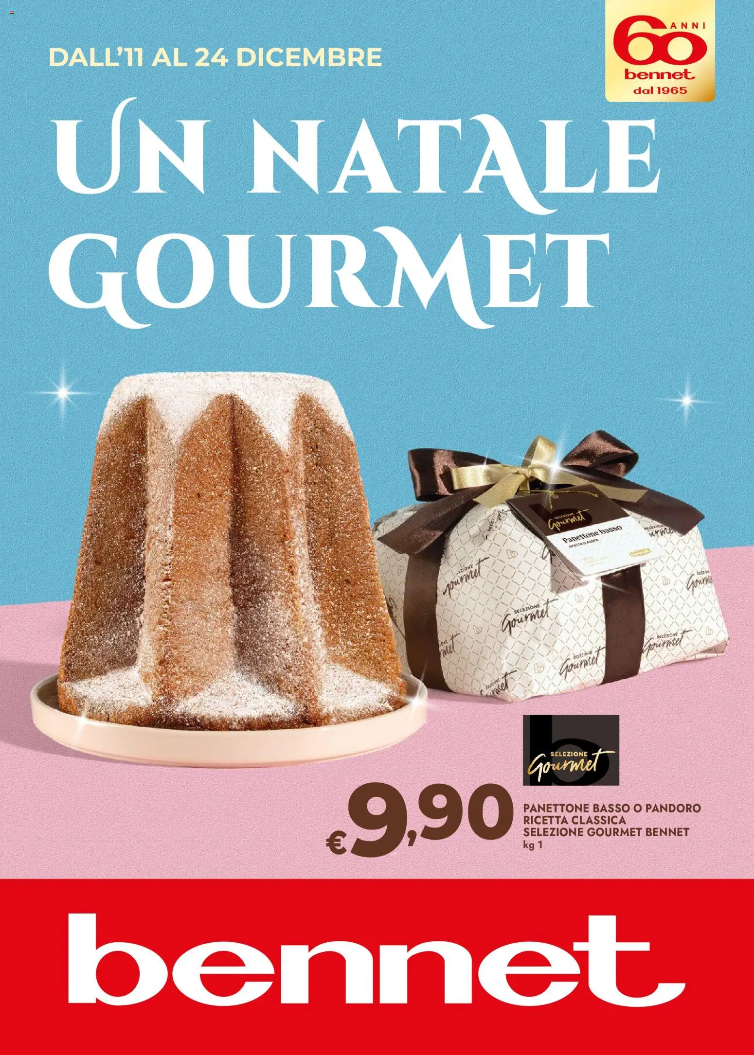 Volantino bennet del 11.12.2025 | Pagina: 1 | Prodotti: Pandoro, Panettone