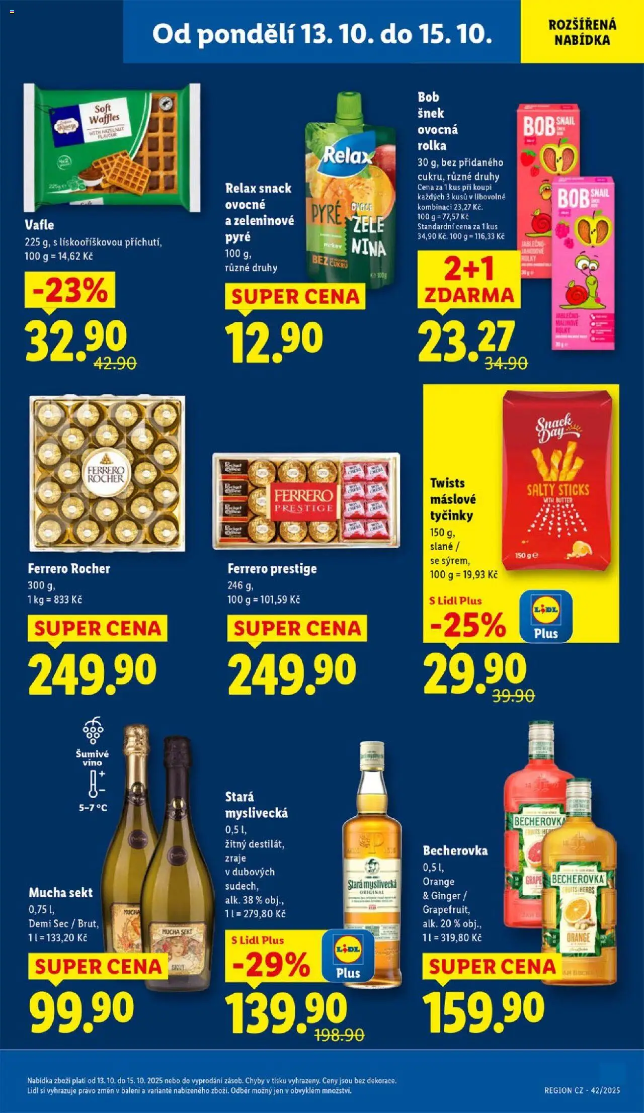 Lidl leták od 13.10.2025 | Strana: 23 | Produkty: Ovoce, Víno, Sekt, Mucha sekt