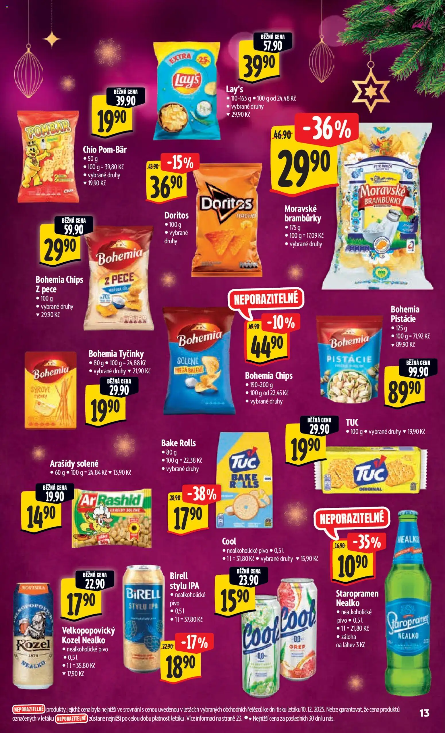 Albert leták - Hypermarket od 27.12.2025 | Strana: 20 | Produkty: Staropramen, Doritos, Nealkoholické pivo, Láhev