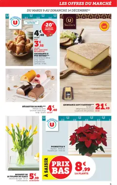 bi1 - Prévisualisation de bi1 catalogue Noël valide à partir de 08.12.2025 | Page: 5 | Produits: Poinsettia, Tulipes, Lait