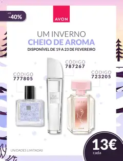 Pré-visualização Avon - Um inverno cheio de aroma válido de 19.02.2026