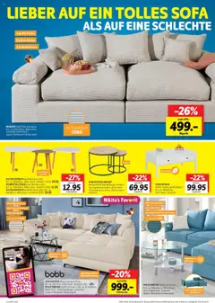 Sconto Prospekt 	 - gültig ab dem 09.08.2025 | Seite: 2 | Produkte: Beistelltisch, Kissen, Sofa, Tisch